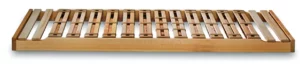 Lattenrost aus Holz mit flexiblen Federholzleisten und verstellbaren Härtezonen für optimalen Schlafkomfort